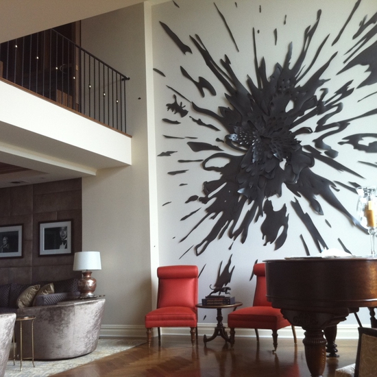 Andreas Kock installation in a private residence