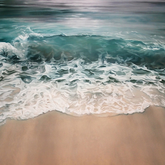 Zaria Forman creates pastel drawings of endangered landscapes, from Greenland and Antarctica, to the Maldives. Her work aims to draw attention to global warming and the landscapes in need of protection.