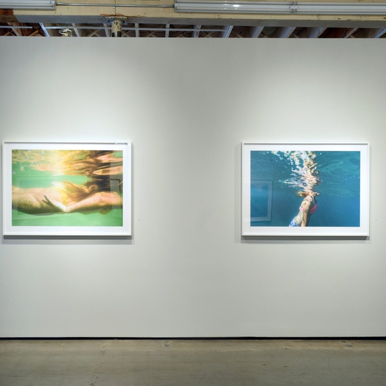 Installation view of "Culture and Sea," Deb Achak's 2018 solo exhibition