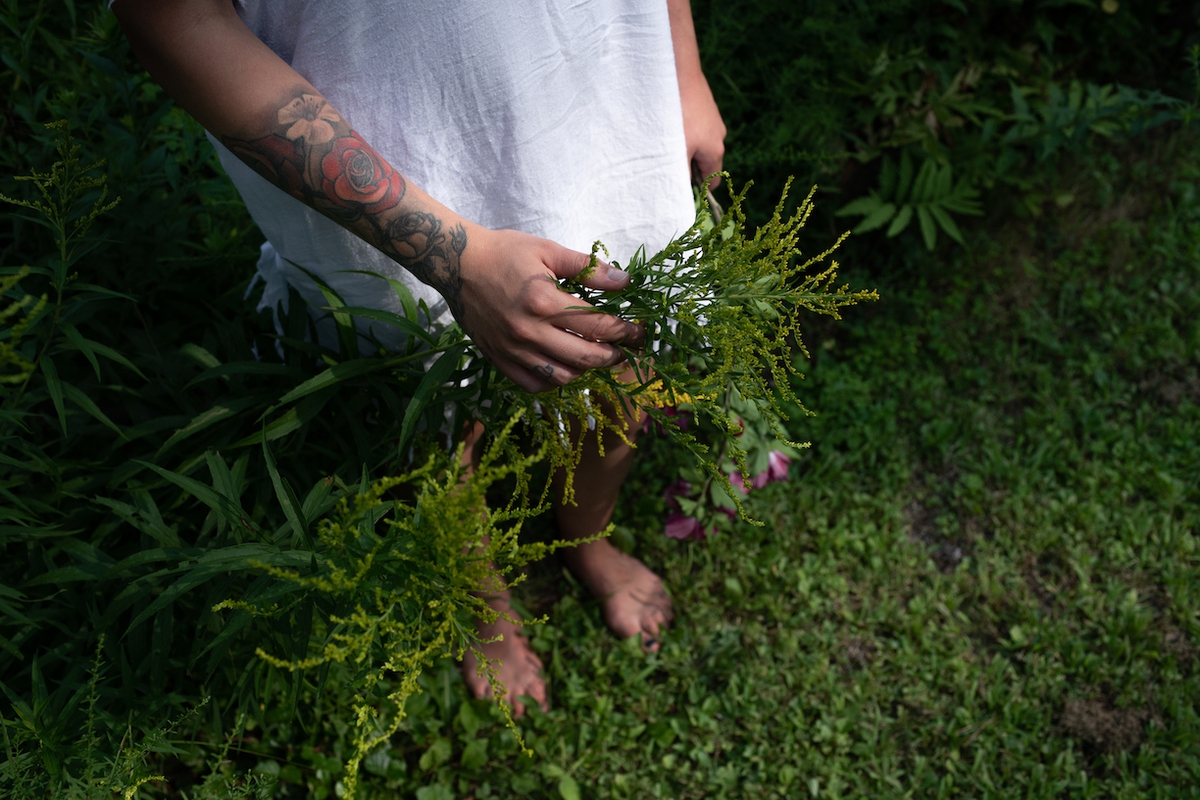 Deb Achak: Abby and the Goldenrod, 2019, Archival pigment print, available in various sizes