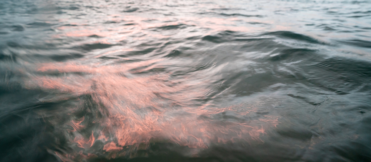 Deb Achak: Fire and Water, 2019, Digital archival pigment print, 15 x 34, 20 x 45, 30 x 68 inches