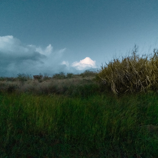 Deb Achak | The Hillside at Night, Maui, 2020, Digital archival pigment print, 20 x 30, 30 x 45, 40 x 60 inches