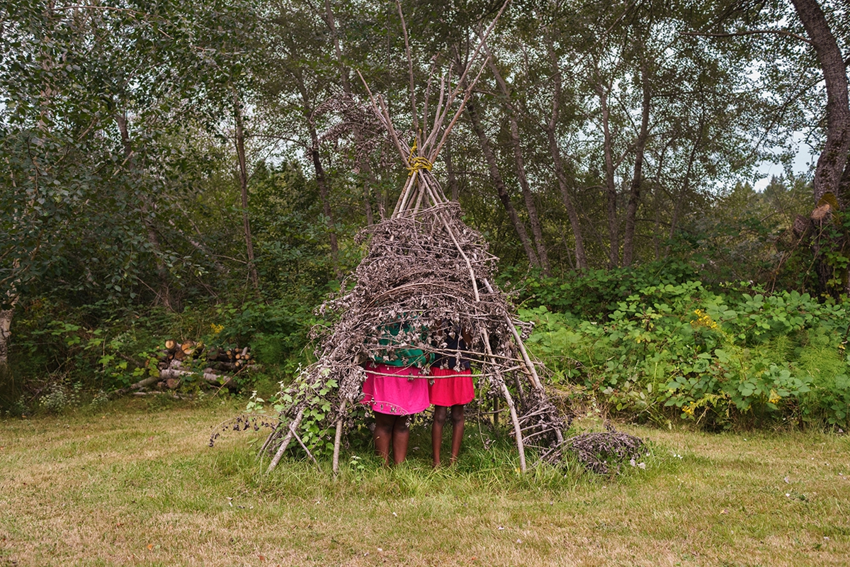 Deb Achak: The Teepee, Mesty and Kalku, 2019, Digital archival pigment print, 20x30, 30x45, 40x60 inches
