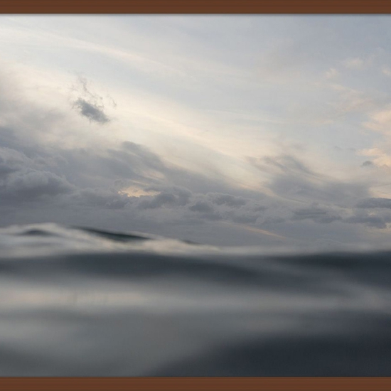 (10250) Ebb & Flow at Sunset (Framed) -- Deb Achak