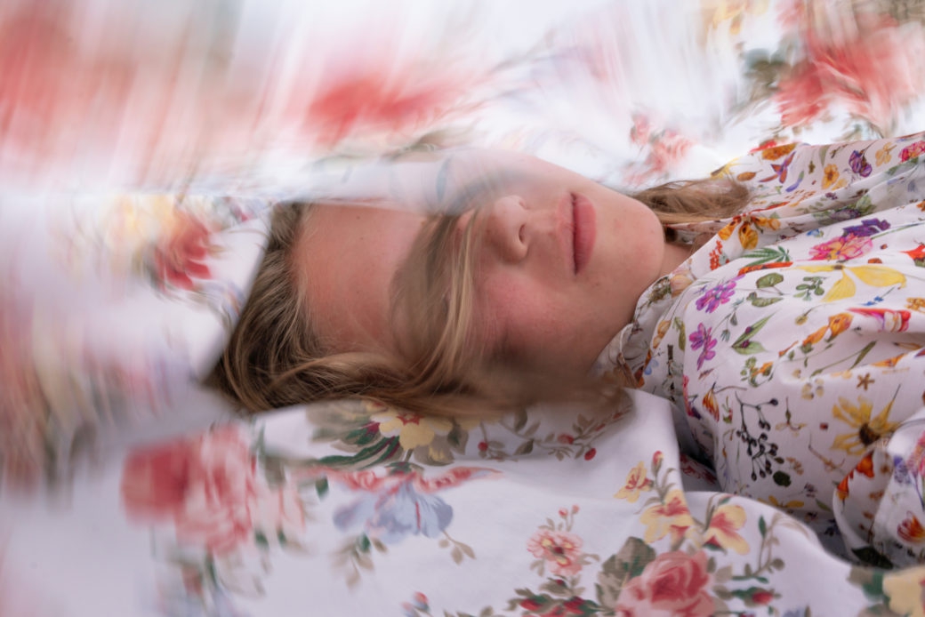 Deb Achak: Emily In The Flowers, 2021, Digital archival fine art print, Available in various sizes