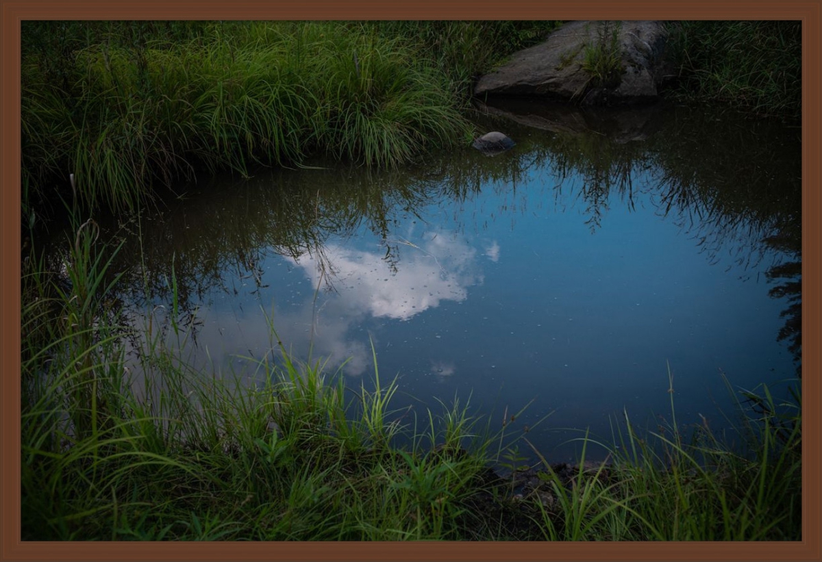 Deb Achak: Stephen's Pond, 2019, Archival pigment print, 20 x 30 inches (framed dimensions: 21.5 x 31.5 x 2 inches), available in other sizes
