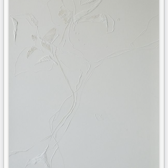 Andreas Kocks: Untitled #2004, 2020, Carved watercolor paper, 30 x 22 inches (framed dimensions: 34.25 x 26 x 2 inches)