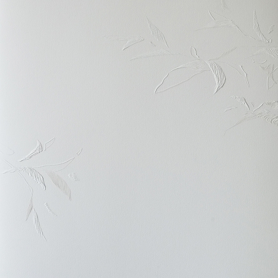 Andreas Kocks: Untitled #2011, 2020, Carved watercolor paper, 30 x 22 inches