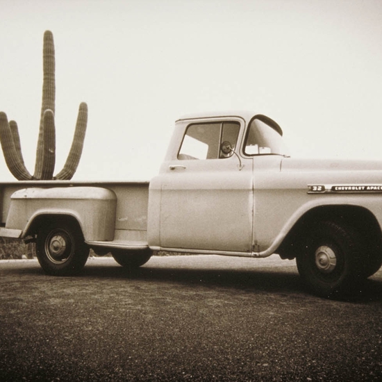 Jules Frazier: Apache Truck, 2009, Fine art archival print, 20 x 30 and 34 x 51 inches