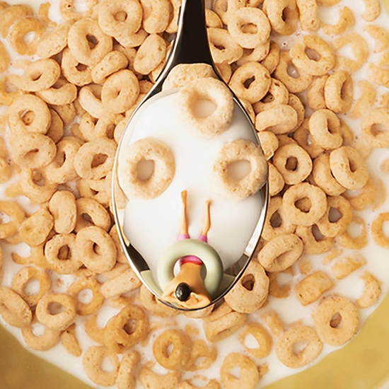 Detail of 'Cereal Spoon Swimmer'