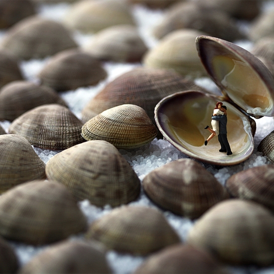 Clamshell Lovers, 2011, Archival pigment ink print on metallic paper, Available in various sizes