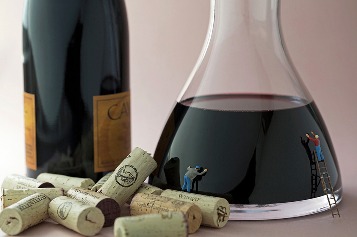 Decanter Men, 2012, Archival pigment print on metallic paper, Various sizes available