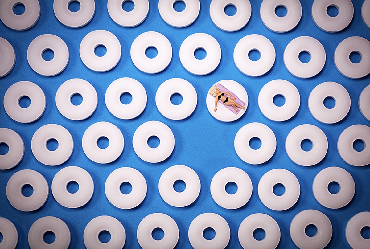 Lifesavers Layout, 2019, Archival pigment print on metallic paper, Available in various sizes