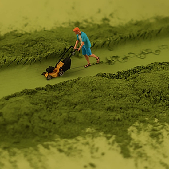 Detail of 'Matcha Lawnmower'