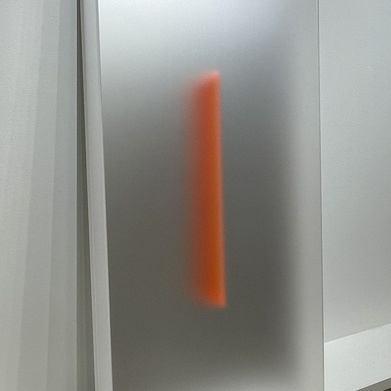 Casper Brindle, 'Light Glyph, 2023, 83, Silver', 2023, Pigmented Acrylic, 48 x 24 x 4 inches