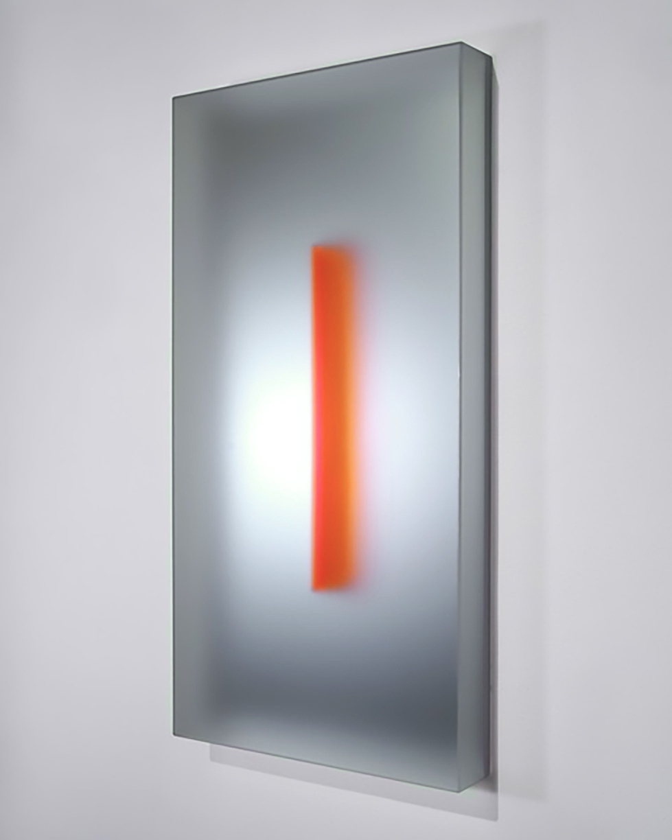 Casper Brindle, 'Light Glyph, 2023, 83, Silver', 2023, Pigmented Acrylic, 48 x 24 x 4 inches