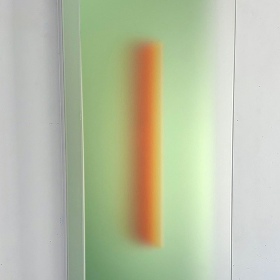 Side view of 'Light Glyph, 2025, 080125-1'