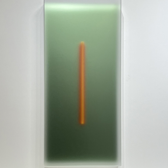 Casper Brindle, Light Glyph, 2025, 080125-1, 2025, Pigmented acrylic, 48 x 22 x 4 inches