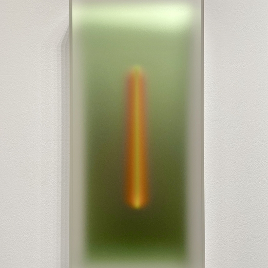 Casper Brindle, Light Glyph 2026 Avo, 2026, Pigmented acrylic, 23 x 10 x 3.25 inches