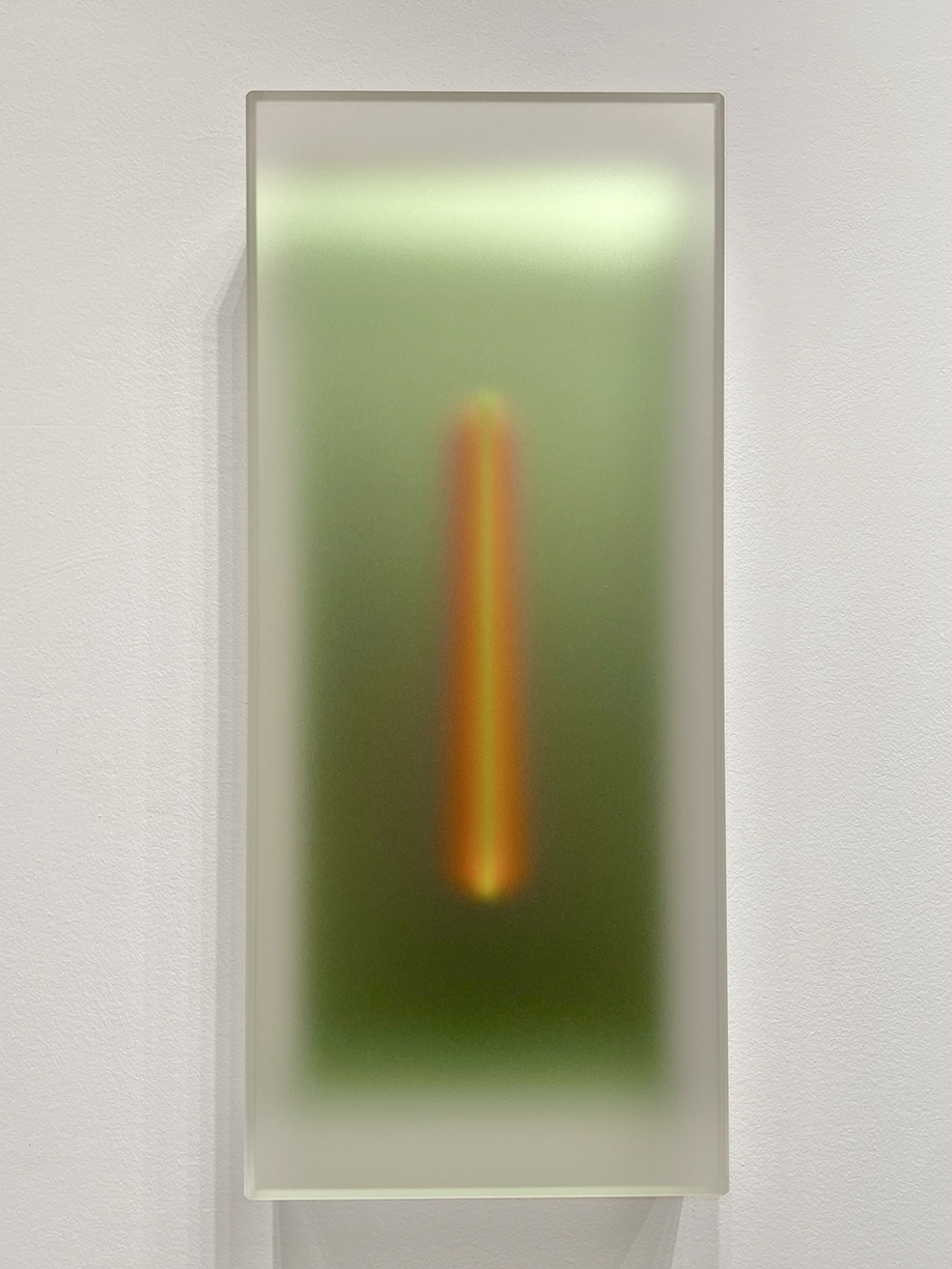 Casper Brindle, Light Glyph 2026 Avo, 2026, Pigmented acrylic, 23 x 10 x 3.25 inches