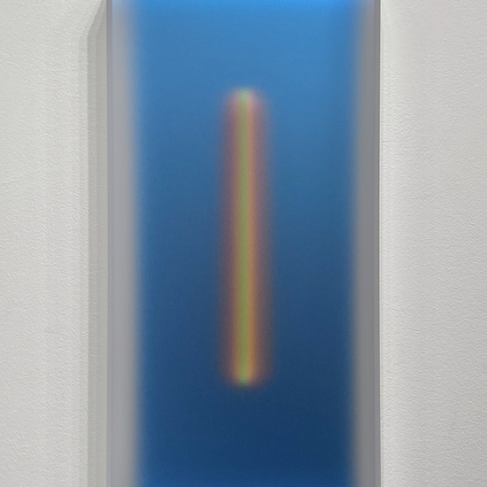 Casper Brindle, Light Glyph 2026 Light Blue, 2026, Pigmented acrylic, 23.5 x 10 x 3.25 inches