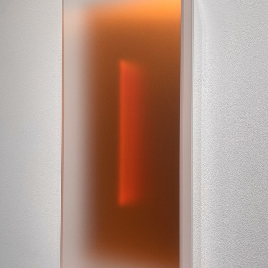 Side view of 'Light Glyph 2026 Orange'