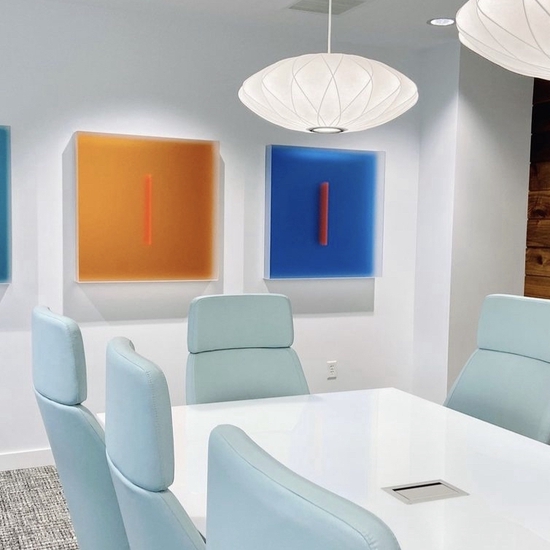 Installation at Capstone Advisors Headquarters, Photo Courtesy of Artist