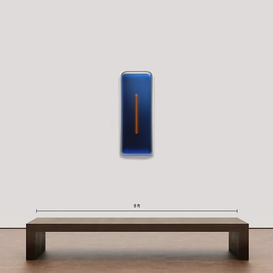 Spatial mockup of 'VF Light Glyph 080125-80 Light Blue'