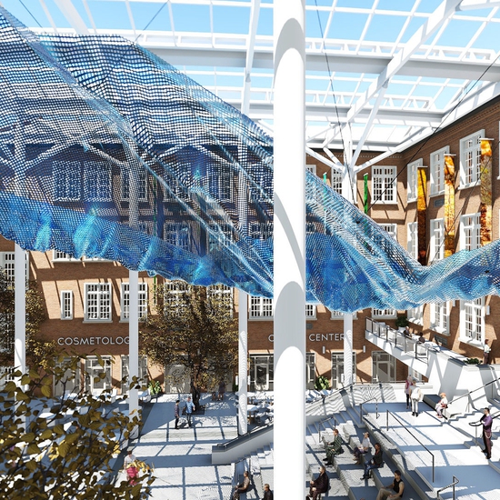 Brian Brush creates large scale interactive installation artworks through the use of light, metals and technology