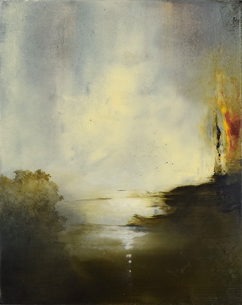 Hiro Yokose: Untitled #4918, 2007, Oil wax on canvas over panel, 10 x 8 x 2 inches