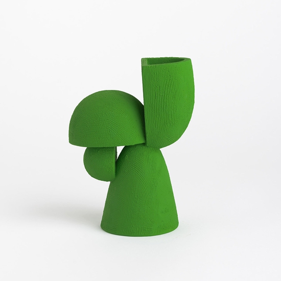 Iván Carmona: Garita Doce, 2023, Paint on ceramic, 9.5 x 7 x 4.5 inches
