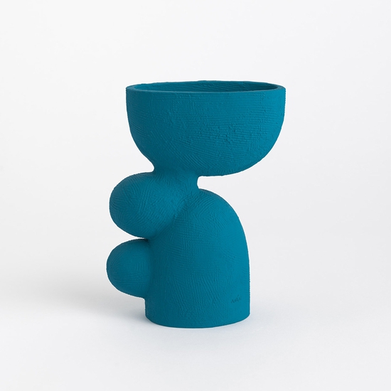 Iván Carmona: Garita Nueve, 2023, Paint on ceramic, 9.5 x 7 x 3 inches