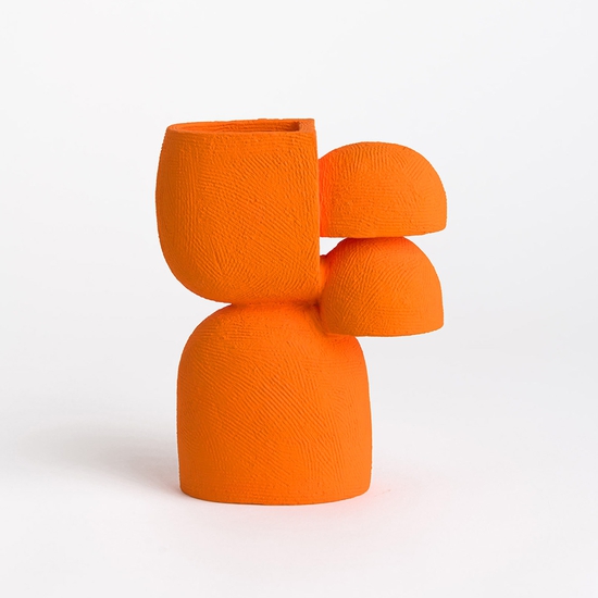 Iván Carmona: Garita Siete, 2023, Paint on ceramic, 9.5 x 7.5 x 3.5 inches