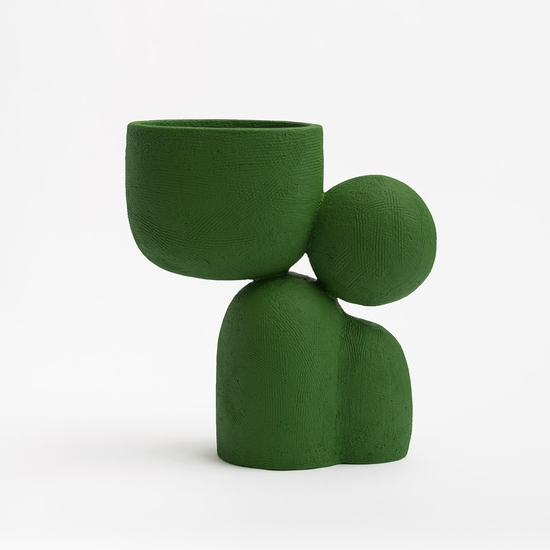 Iván Carmona: Morro, Nueve, 2021, Ceramic, 10.75 x 10 x 3.5 inches