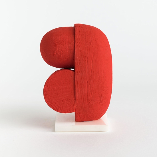 Iván Carmona: ídolo del Corazón, 2022, Ceramic, 8 x 6 x 4 inches