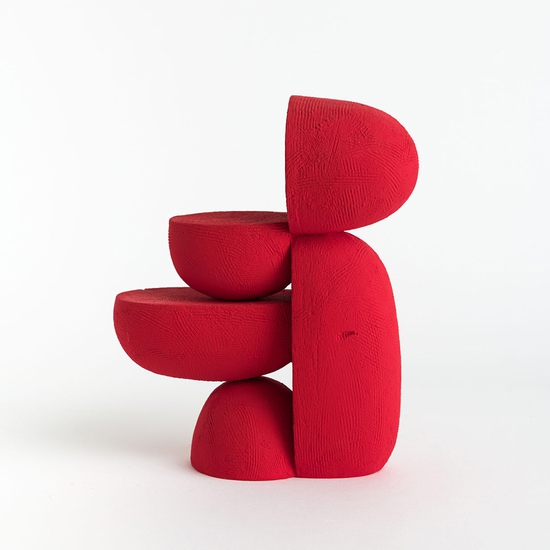 Iván Carmona: ídolo del Fuego, 2022, Ceramic, 11.5 x 9 x 4 inches