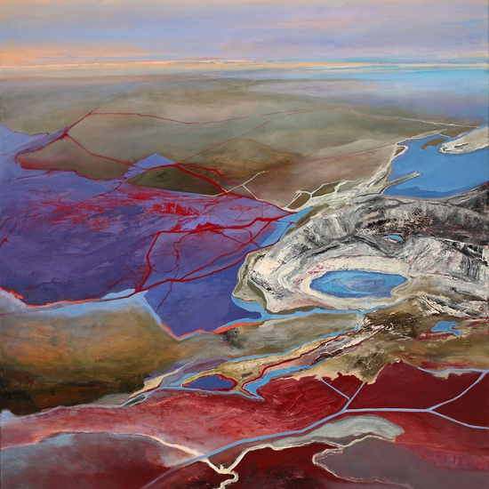 Philip Govedare: Cirque, 2020, Oil on canvas, 60 x 50 inches