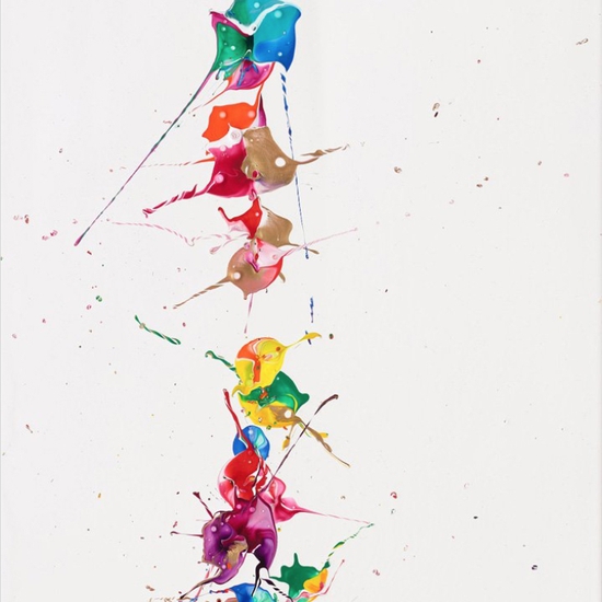 Ed Cohen: Untitled, 2014, Fluid acrylic on canvas, 24 x 18 inches