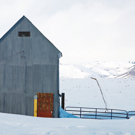 Jules Frazier: Corrugated Barn, 2009, Fine art archival print, 20 x 30 and 34 x 51 inches