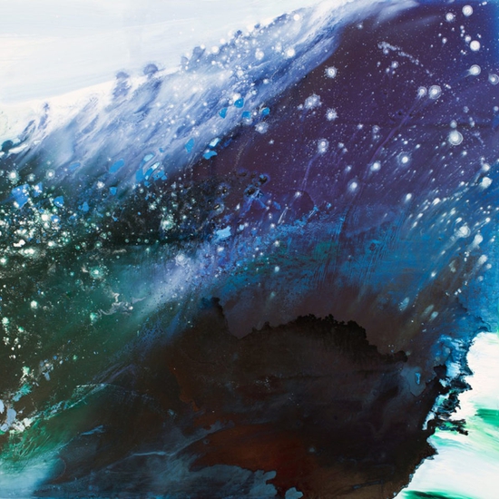Domain of the Blue Dragon II, 2015, Oil on canvas, 30 x 27 inches