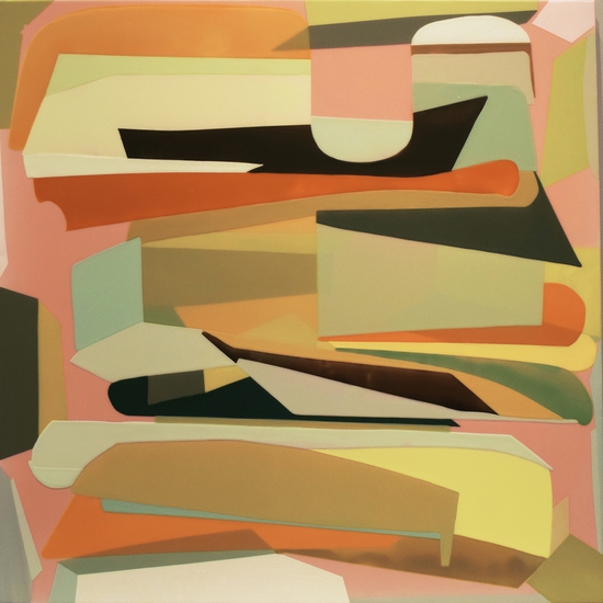 Susan Dory: Arena, 2019, Acrylic On Canvas Over Panel, 40 x 40 x 1.75 inches