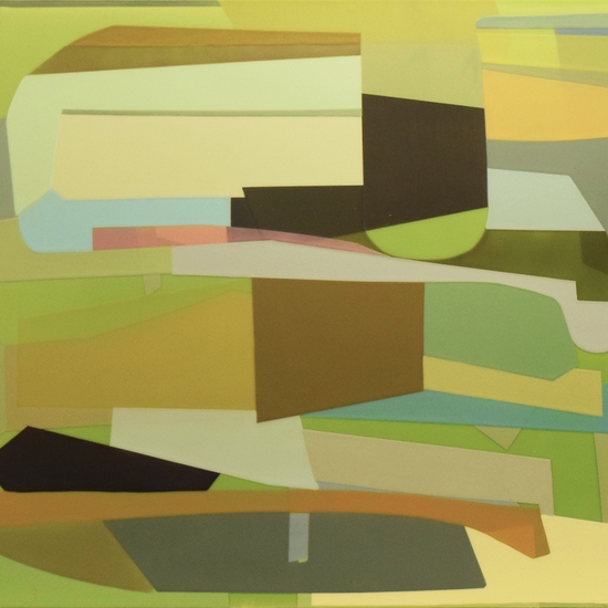Susan Dory: Boon 2, Acrylic on canvas over panel, 30 x 40 x 2 inches
