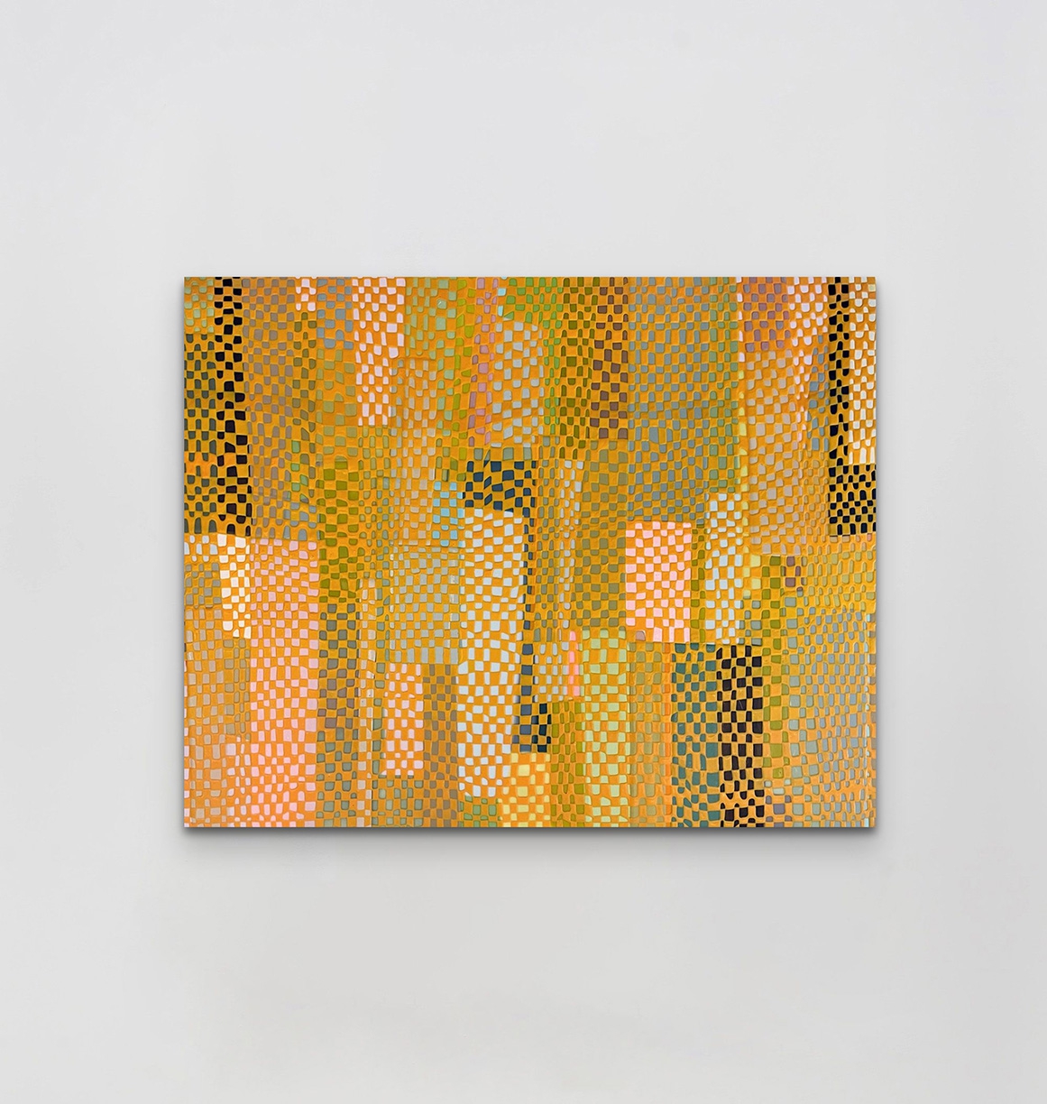 Susan Dory: Fluency, 2022, Acrylic on canvas over panel, 24 x 30 x 2 inches