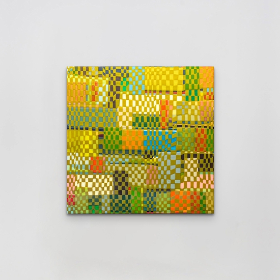 Susan Dory: Interior 2, 2022, Acrylic on canvas over panel, 24 x 24 inches