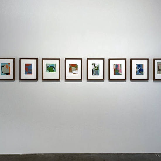 Assorted works on paper, Susan Dory, Slipstream, Install