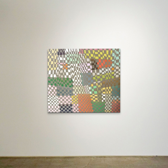 Susan Dory: Twin Flames, 2022, Acrylic on canvas over panel, 42 x 48 inches