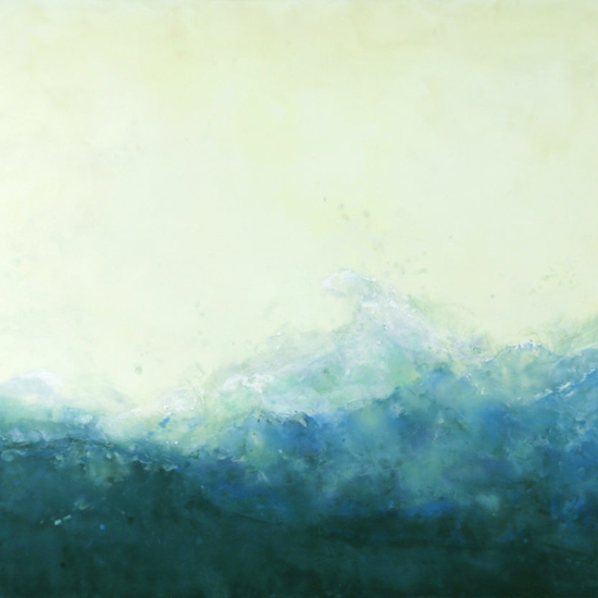 Betsy Eby: Aeternus Eternus, 2018, Encaustic on panel, 48 x 60 inches