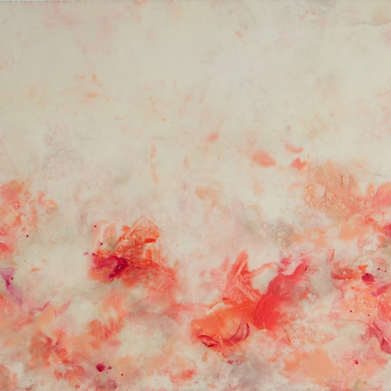 Besty Eby: Ava, 2020, Hot wax, cold wax, ink, oil on panel, 30 x 50 x 2 inches
