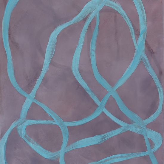 Betsy Eby, Chromatic Frequency No. 46, 2026, Oil and encaustic on panel, 21 x 15 x 2 inches