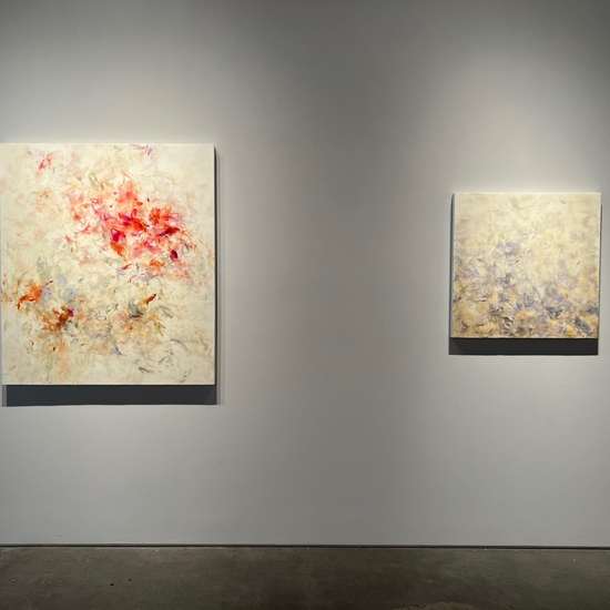 Installation in Betsy Eby's 2023 Solo Exhibition